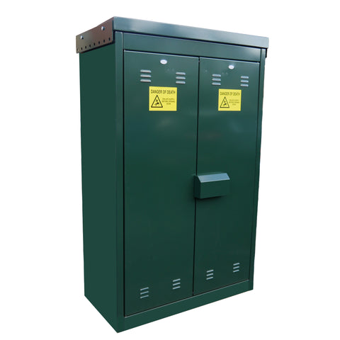 RMC1250 Cabinet  Green Stainless  Feeder  Pillar  Large Enclosure Free Standing