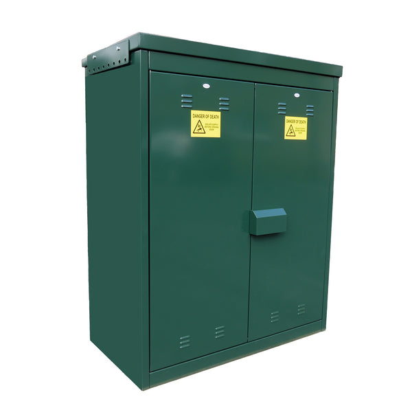 RMC1600 Cabinet  Green Stainless  Feeder  Pillar  Large Enclosure Free Standing