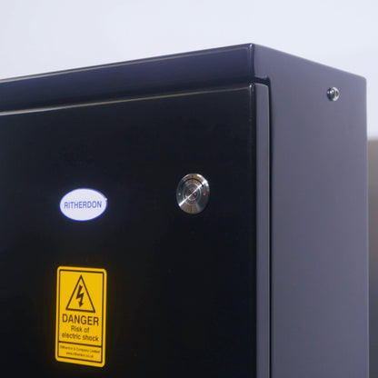 The Tamper Resistant Lock Installed Inside a Locked RH400 Cabinet 