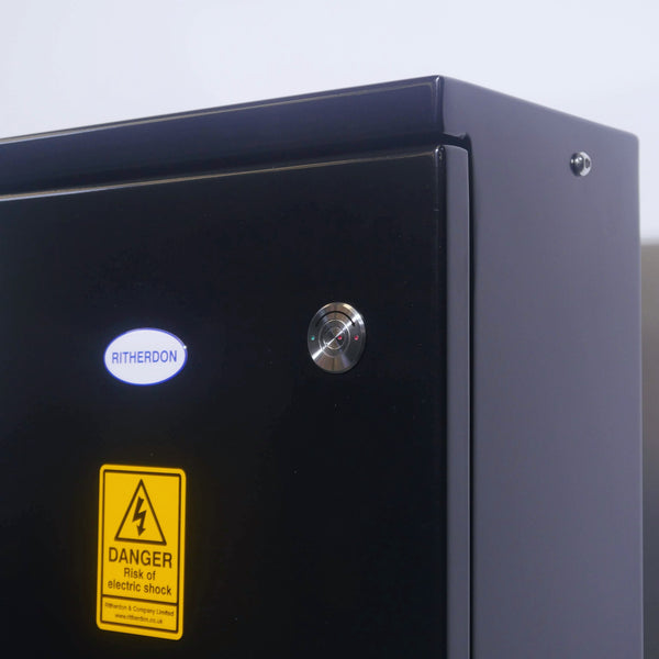 The Tamper Resistant Lock Installed Inside a Locked RH400 Cabinet 