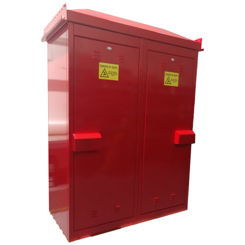 TBS300 Temporary Builders Supply Kiosk & Plinth (Red)